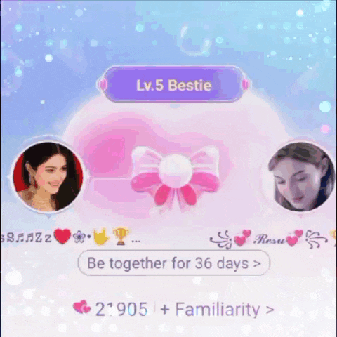 a screenshot of a video game that says lv 5 bestie