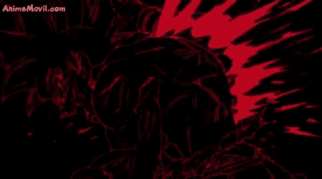 a silhouette of a person in a dark room with a red light coming out of it .