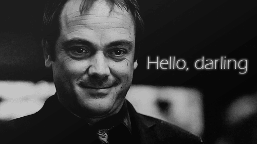 When I'M Going To Get Back At One. GIF - Supernatural Crowley Hello GIFs