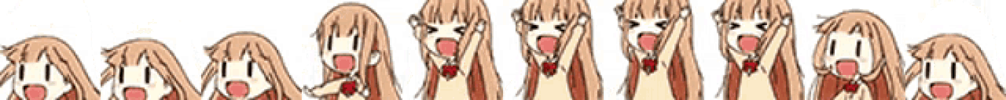 a cartoon of a girl with a surprised look on her face