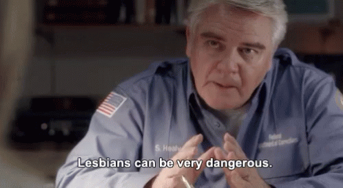Lesbians Can Be Very Dangerous - Orange Is The New Black GIF - Lesbian Oitnb Orange Is The New Black GIFs
