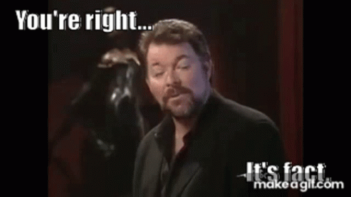 Frakes Jonathan Youre Right GIF - Frakes Jonathan Youre Right Its Fact GIFs