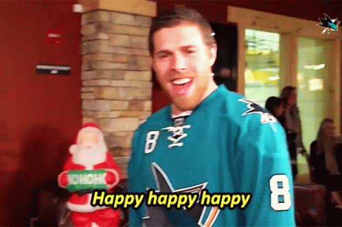 Joe Pavelski Happy Happy Happy GIF - Joe Pavelski Happy Happy Happy Happy GIFs