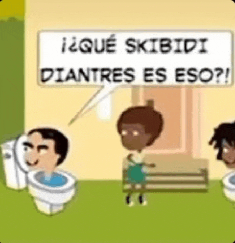 a cartoon of a man sitting in a toilet with a speech bubble .