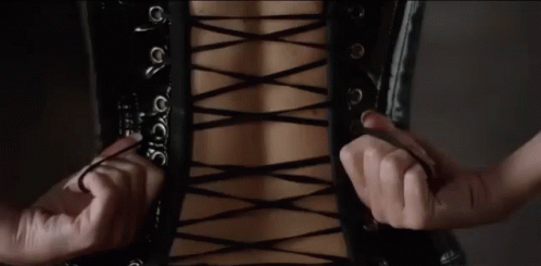Leather Corset GIF - Leather Corset Tight GIFs