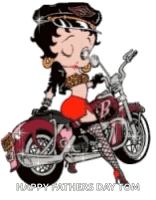 Betty Boop Bike GIF