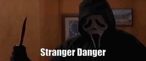 Scream Stranger GIF - Scream Stranger Danger GIFs