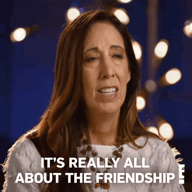 Its Really All About The Friendship Lauren Eskelin GIF - Its Really All About The Friendship Lauren Eskelin For Real The Story Of Reality Tv GIFs
