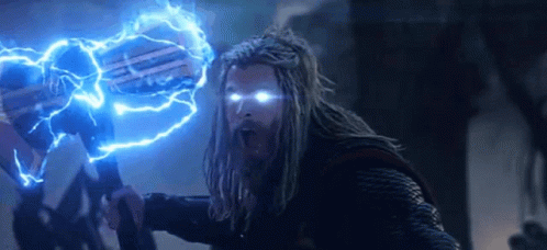 Avengers Endgame Thor GIF - Avengers Endgame Thor Thor Hammer GIFs