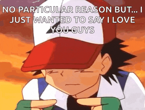 a cartoon character is wearing a hat and making a face while saying no particular reason but