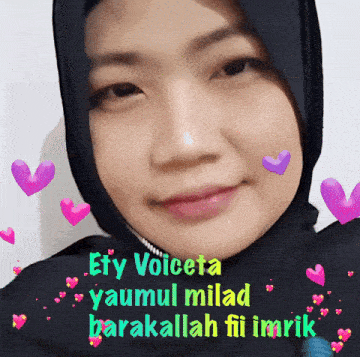 a picture of a woman with the words ety voiceta written on it