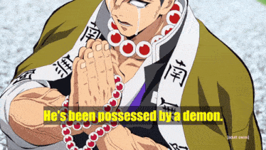 Gyomei Gyomei Himejima GIF - Gyomei Gyomei Himejima Gyomei Possessed By A Demon GIFs