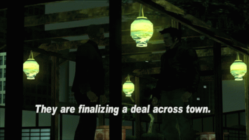 Gtagif Gta One Liners GIF - Gtagif Gta One Liners They Are Finalizing A Deal Across Town GIFs