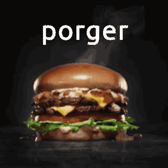 Porger Burger GIF - Porger Burger Pogger GIFs