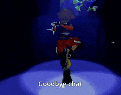 Goodbye Chat Sora Kingdom Hearts GIF - Goodbye Chat Sora Kingdom Hearts Kingdom Hearts GIFs