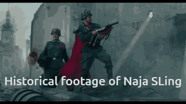 Accurate Historical Footage Of Naja Sling GIF - Accurate Historical Footage Of Naja Sling War GIFs