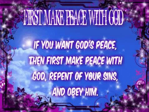 Jesus Bible GIF - Jesus Bible First Make Peace With God GIFs