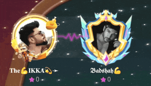 a picture of a man named the ikka and another man named babshah
