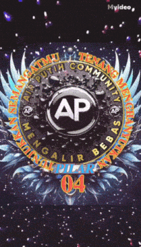 a logo for a community with the number 04 on it