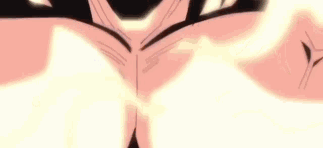 a close up of a person 's torso with a glowing light coming out of it .