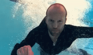 You, Come Up Here - Jason Statham GIF - Jason Statham Crank Swimming GIFs