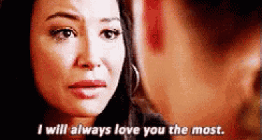 a woman is crying and saying `` i will always love you the most . ''