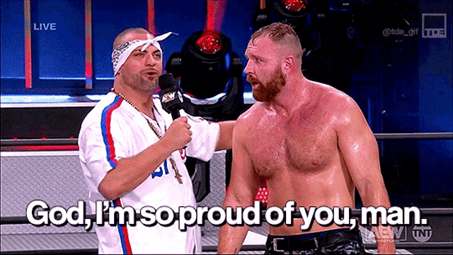 Eddie Kingston Proud GIF - Eddie Kingston Proud Proud Of You GIFs