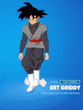 Goku Black Fortnite GIF - Goku Black Fortnite Griddy GIFs