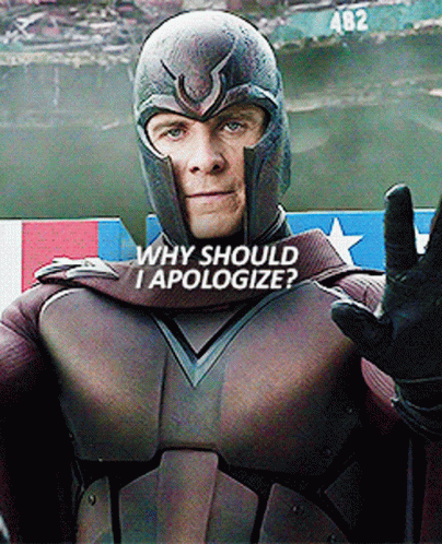Why Should I Apologize Magneto GIF - Why Should I Apologize Magneto Not Sorry GIFs