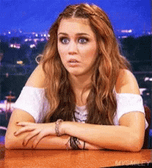 Miley Cyrus Huh GIF - Miley Cyrus Huh Confused GIFs