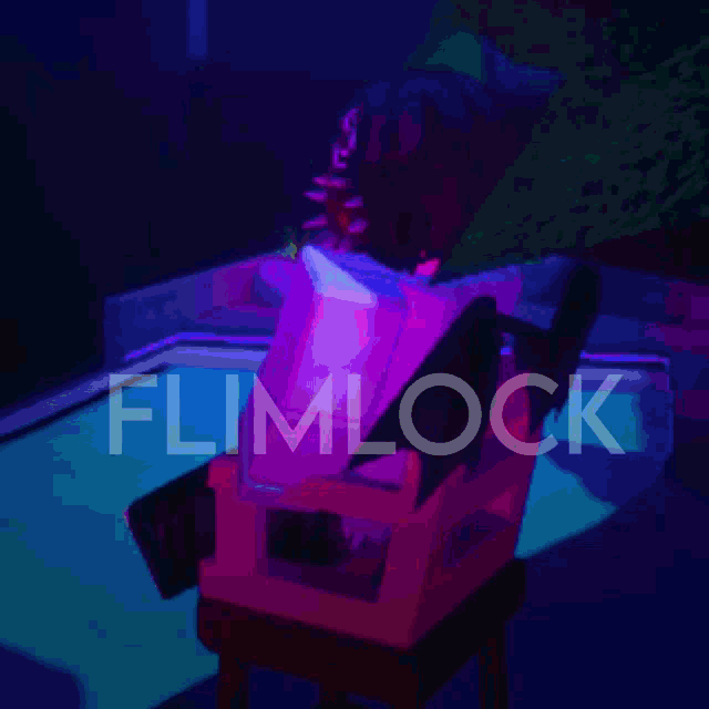 a green background with the word flimlock written on it
