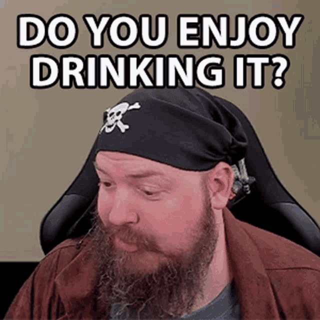 Do You Enjoy Drinking It Burkeblack GIF - Do You Enjoy Drinking It Burkeblack Is It Good GIFs