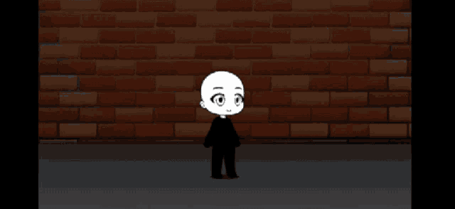 a cartoon character with a surprised look on his face