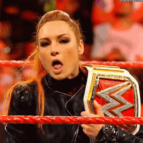 Becky Lynch Raw Womens Champion GIF - Becky Lynch Raw Womens Champion Shrug GIFs