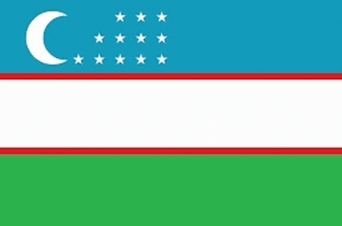 Uzbekistan Flag GIF