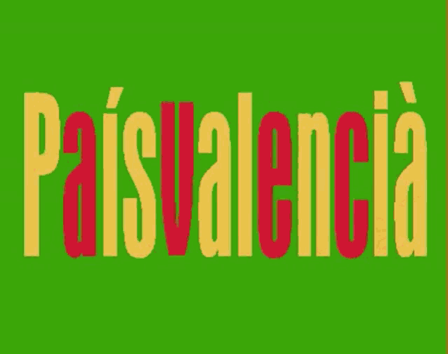 a close up of a piece of food with the word paisvalencia written on it