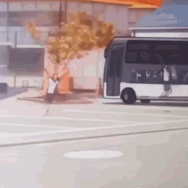 a bus with the word chanel on it