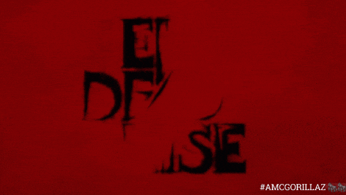 a red circle with the word amc in white letters