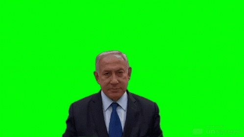 Green Screen Bibi GIF - Green Screen Bibi Netanyahu GIFs