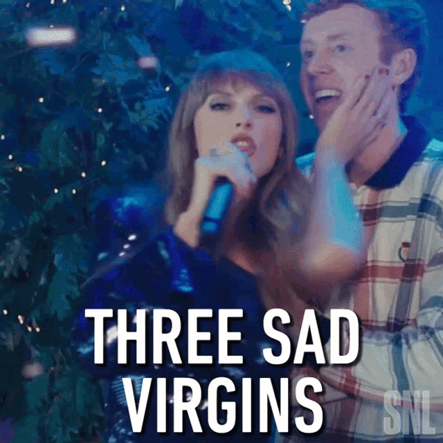 Three Sad Virgins Taylor Swift GIF - Three Sad Virgins Taylor Swift Ben Marshall GIFs