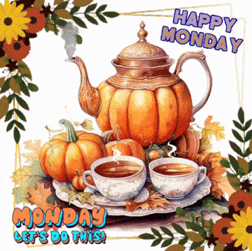 a greeting card that says happy monday