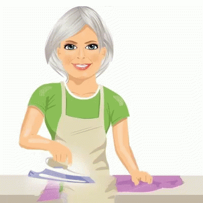 Housewife Ironing GIF - Housewife Ironing Hausfrau GIFs