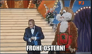 Kein Pardon: Frohe Ostern! GIF - Kein Pardon Hape Kerkeling Frohe Ostern GIFs