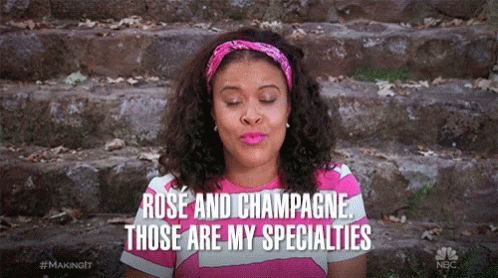 Rose And Champagne Those Are My Specialties GIF - Rose And Champagne Those Are My Specialties Forte GIFs
