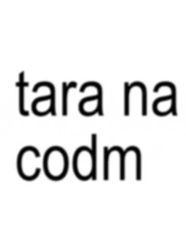 a white background with the words tara na codm on it