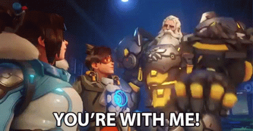 Youre With Me Lena Oxton GIF - Youre With Me Lena Oxton Team GIFs