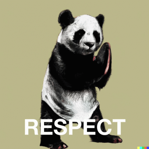 Panda Respect GIF - Panda Respect Respect_panda GIFs