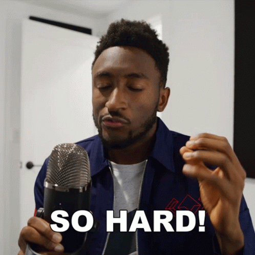 So Hard Marques Brownlee GIF - So Hard Marques Brownlee Very Hard GIFs