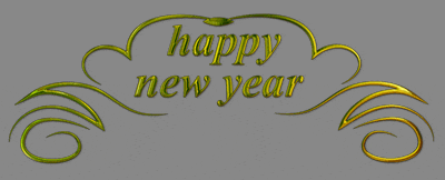 a sign that says happy new year on it