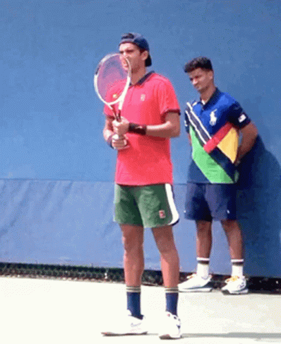 Zane Khan Tennis GIF - Zane Khan Tennis Return Of Serve GIFs
